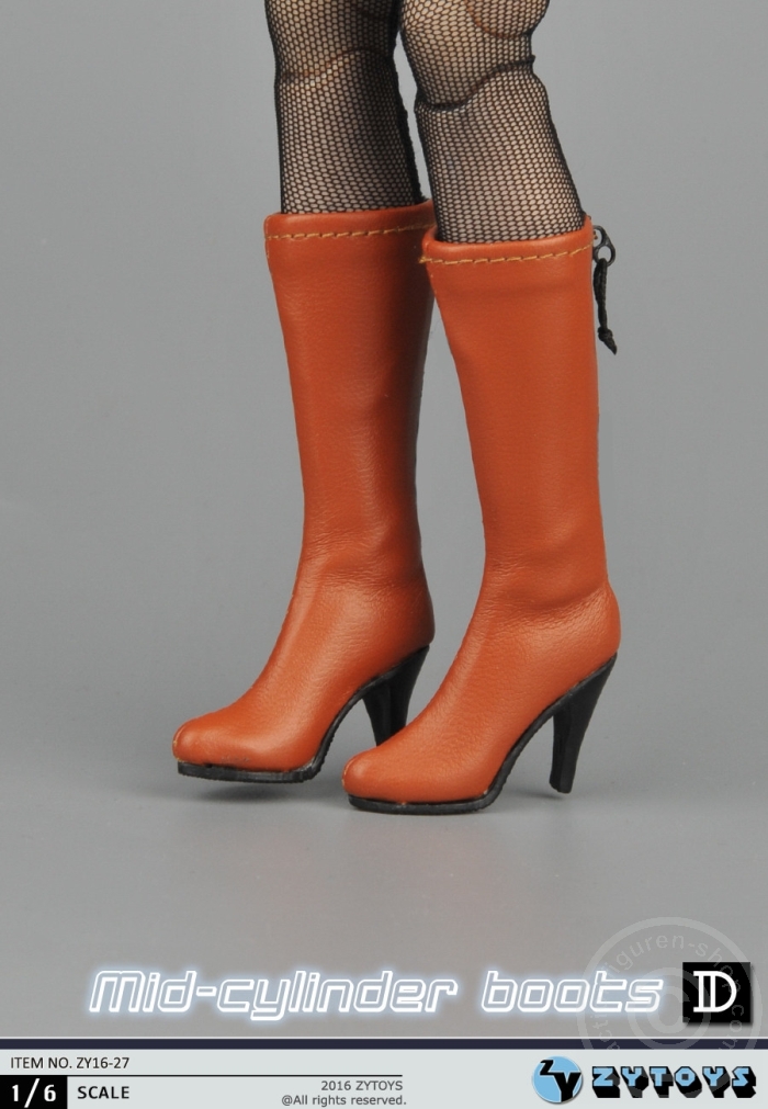 Mid Cylinder Boots - brown