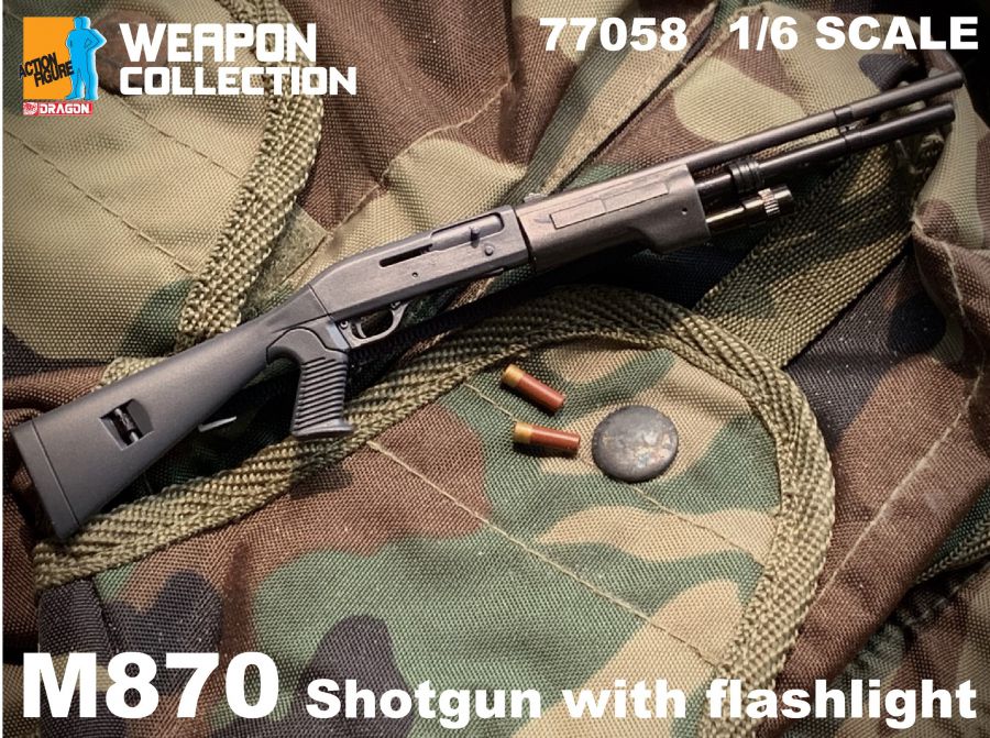 Remington M870 Shotgun with Flashlight