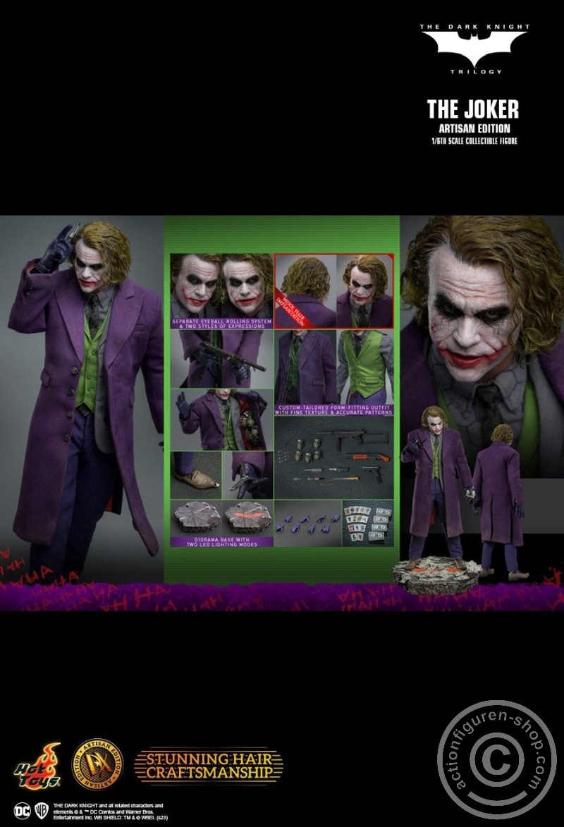 The Dark Knight Trilogy - The Joker - Artisan Edition - in 1/6th scale The Dark Knight Trilogy - The Joker - Artisan Edition - in 1/6th scale