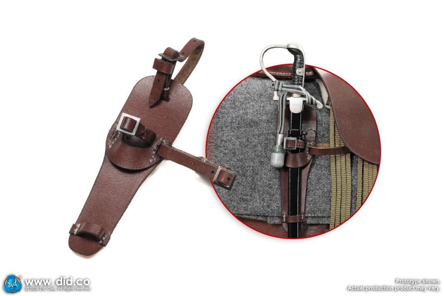 German WWII Brown War Horse (Standing) - in 1/6 scale