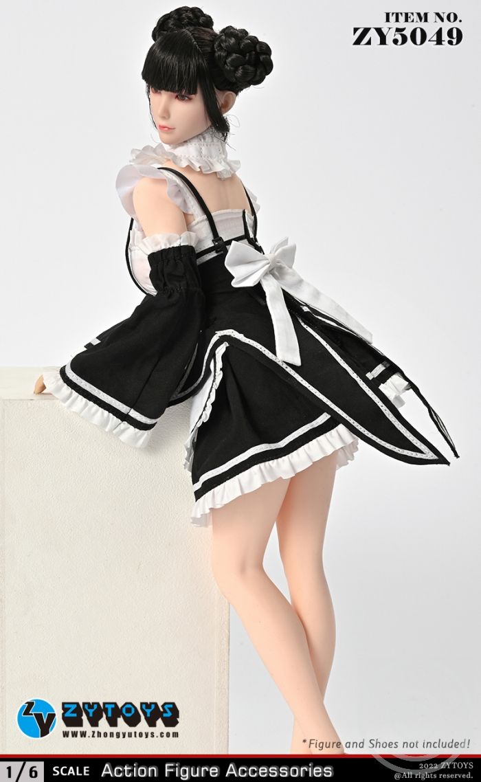 Sexy Black & White Maid Dress