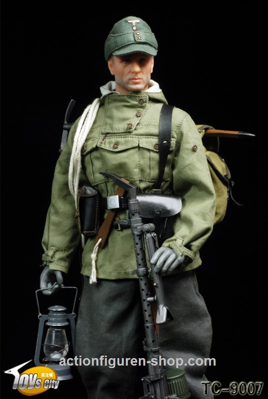 TTL9007-09z Deutscher Gebrigsjäger mit MG34