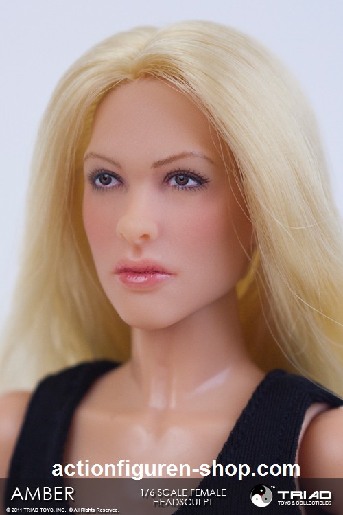 Amber - Blond Hair w/ Brown Eyes
