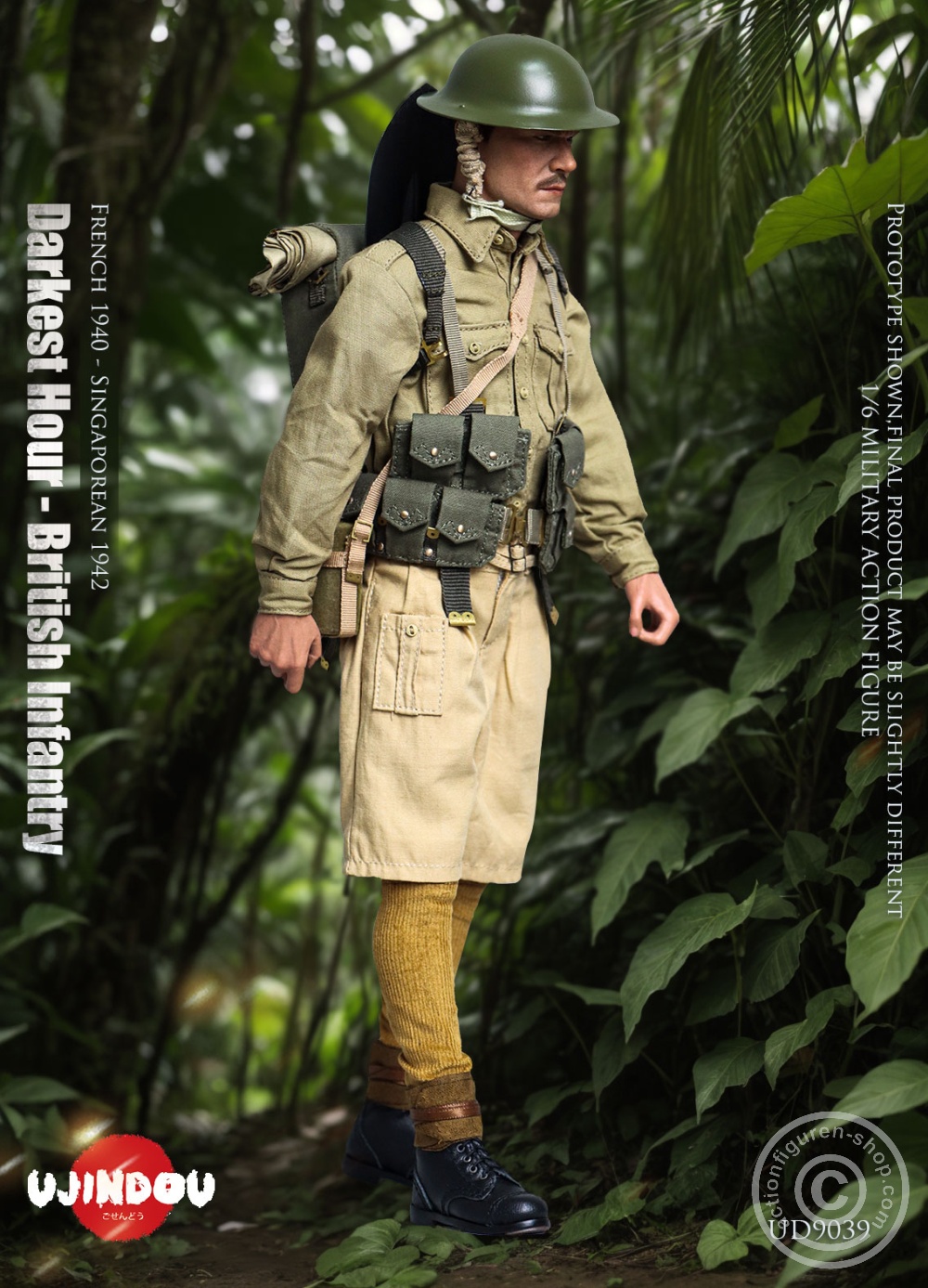 WWII British Infantry - Darkest Hour - French 1940 & Singaporean 1942 - in 1/6 scale WWII British Infantry - Darkest Hour - French 1940 & Singaporean 1942 - in 1/6 scale