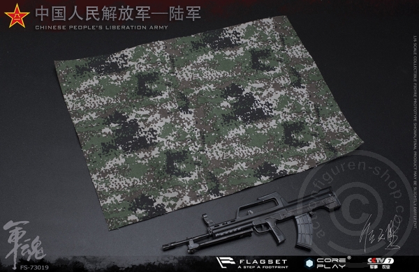 FS73019-31 PLA - Army Machine Gunner