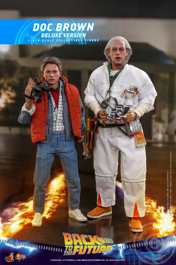 Back to the Future - Doc Brown - (Deluxe Version) - MMS610 Back to the Future - Doc Brown - (Deluxe Version) - MMS610