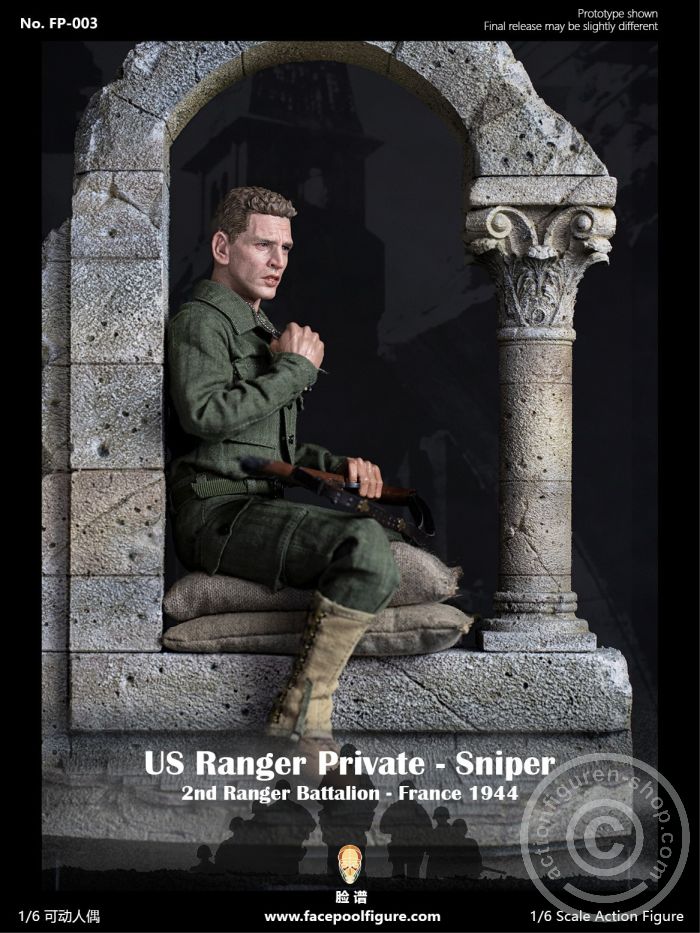 FP003B-18 Sniper Private Jackson US Army Ranger - Special Edition w/ Diorama