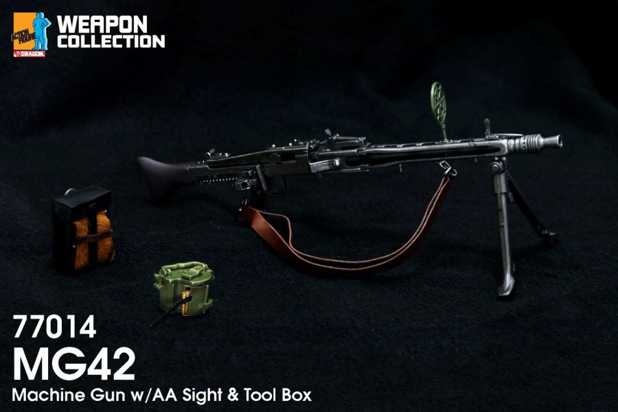 MG42 Machine Gun with AA Sight & Tool Box