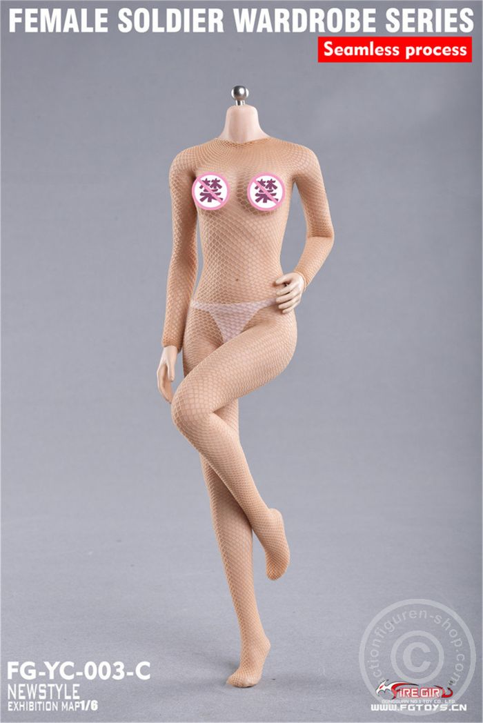 FGYC003C-02 Seamless Mesh Pantyhose - Female Wardrobe Series