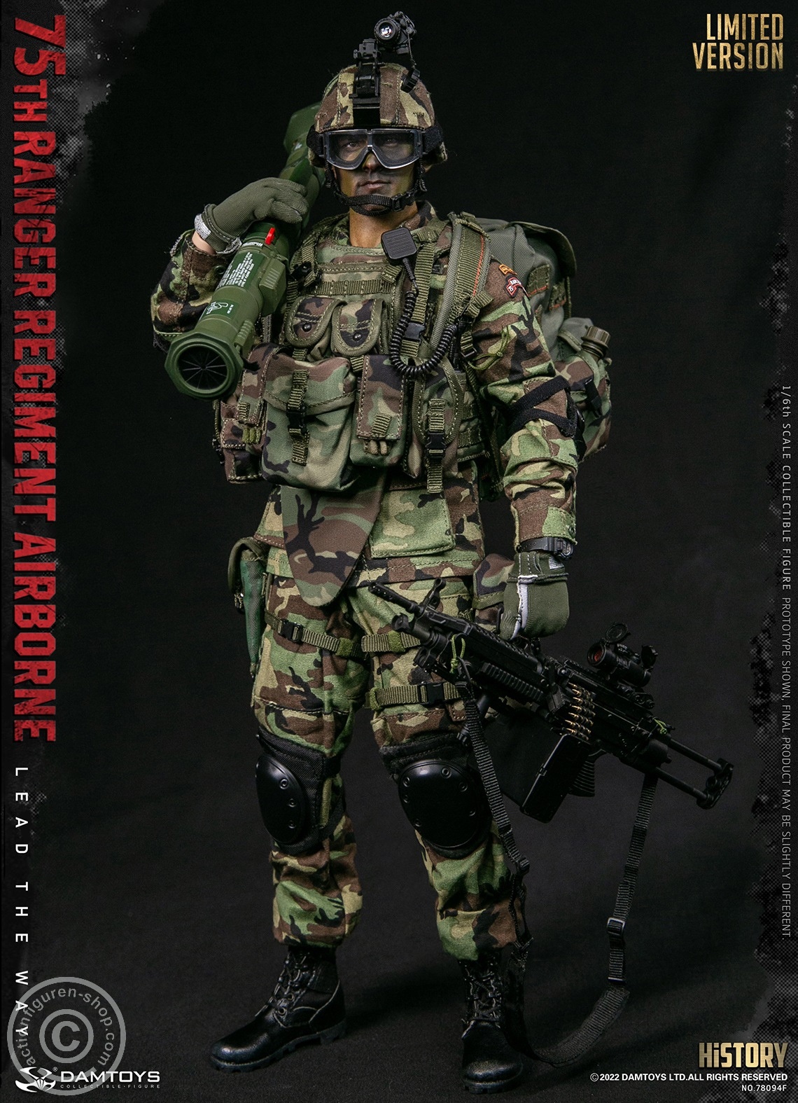 75th Ranger Regiment - Airborne Saw Gunner - Limited Version 75th Ranger Regiment - Airborne Saw Gunner - Limited Version