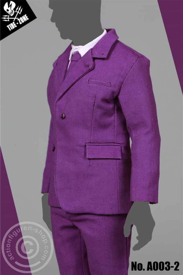 TiZ-A003-2-04 Modern Man Suit Set - lila
