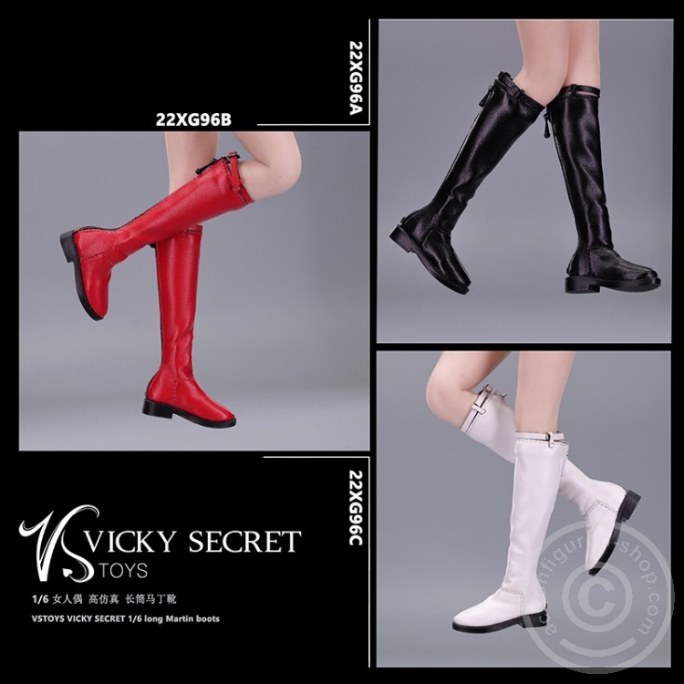 Female High Sheepskin Boots - red Female High Sheepskin Boots - red