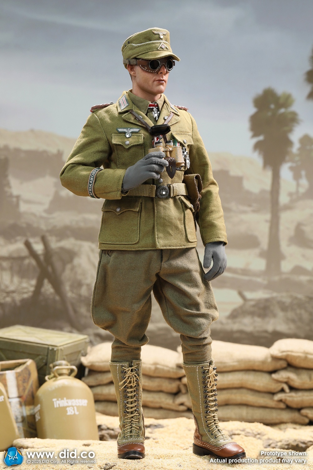 Ishaan & Panzer Commander - Stauffenberg - WWII German Africa Corps Supply Duty - in 1/6 scale Ishaan & Panzer Commander - Stauffenberg - WWII German Africa Corps Supply Duty - in 1/6 scale