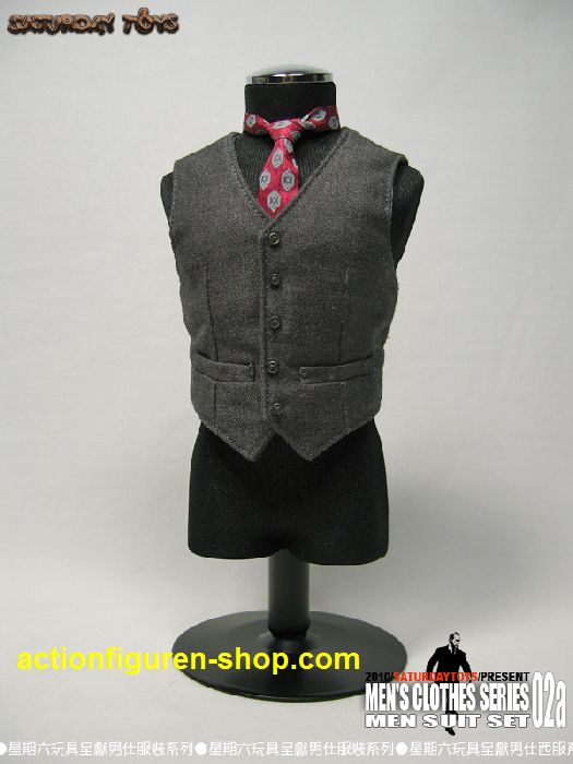STMS02g-15 Men Suit Set 02 - grey