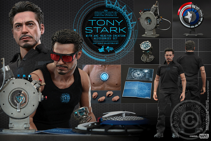 176307-13iHqJDSKhrelge Iron Man 2 - Tony Stark with Arc Reactor Creation Accessories