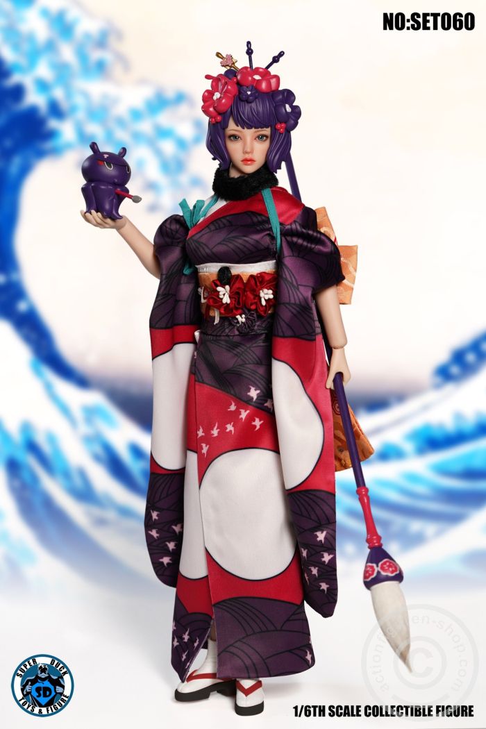 SDS060-10 Kimono Lady Set w/ Head