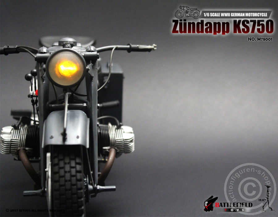 Zündapp KS750 Motorrad - grau