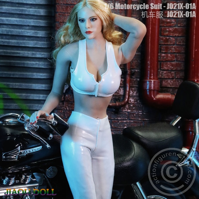 JO21X-01A-05 Motorcycle Suit - white