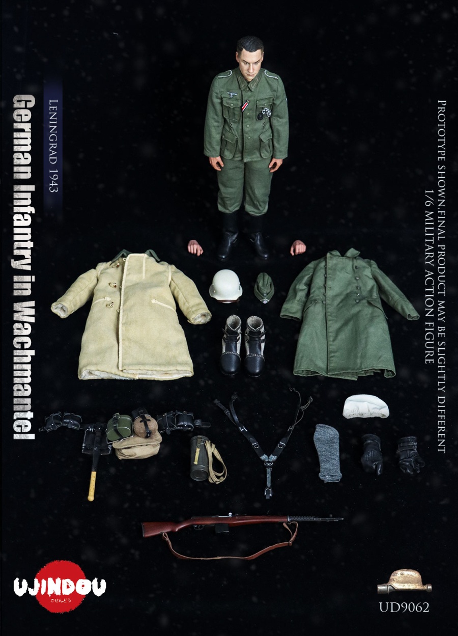 German Infantry - Wachmannschaft - w/ Wachmantel - Leningrad 1943 - in 1/6 scale