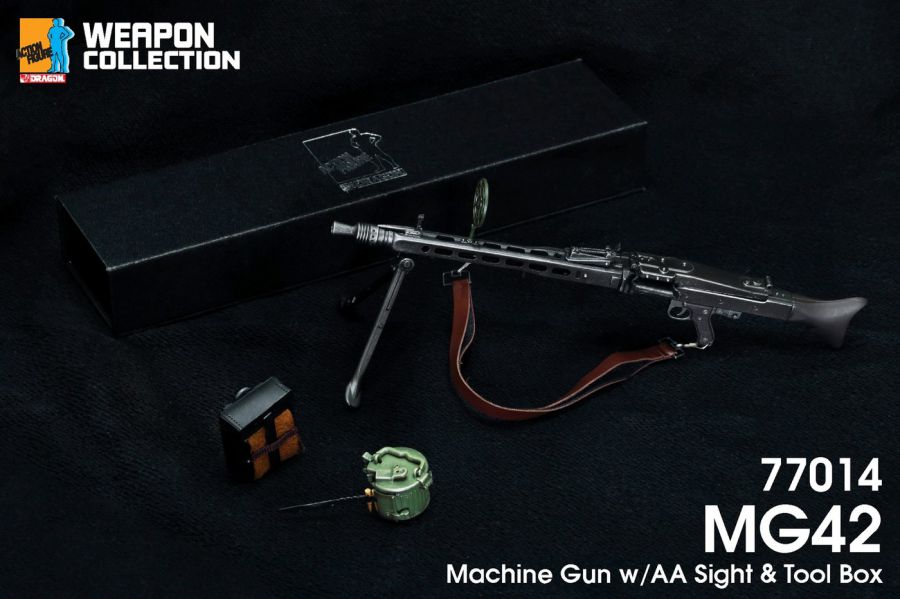 MG42 Machine Gun with AA Sight & Tool Box