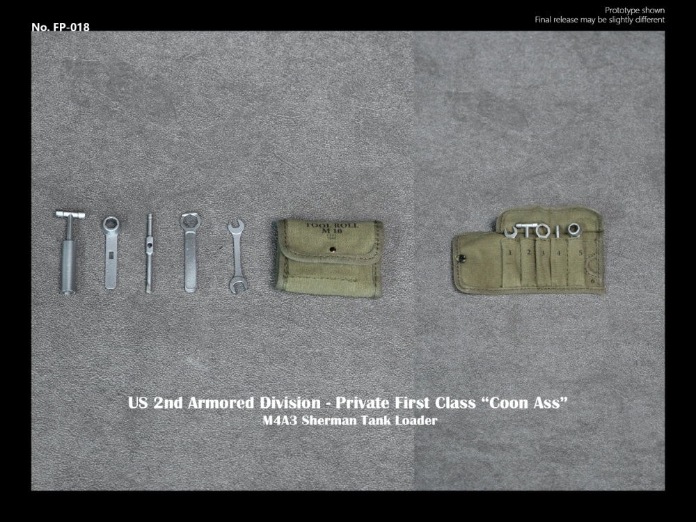 US Army 2nd Armored Division - Private First Class - Sherman Tank Loader - Special Edition - 1/6 scale US Army 2nd Armored Division - Private First Class - Sherman Tank Loader - Special Edition - 1/6 scale