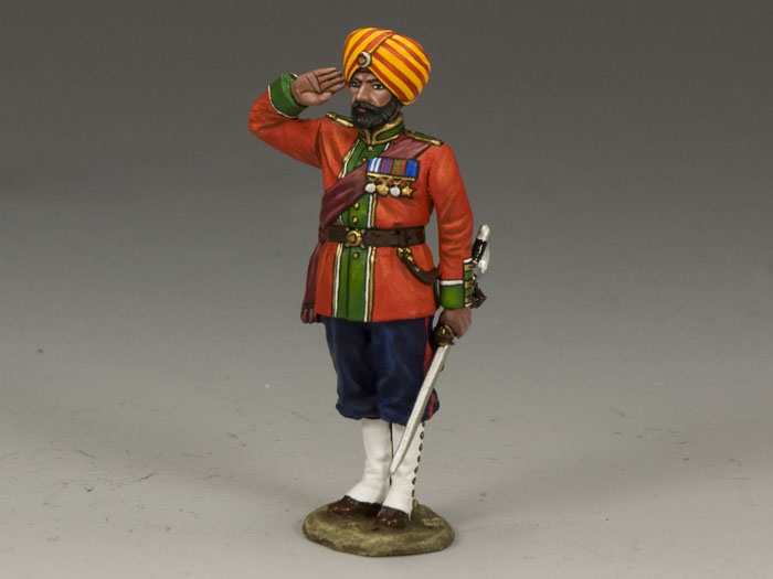 Ludhiana Sikhs Regiment Native Officer Saluting