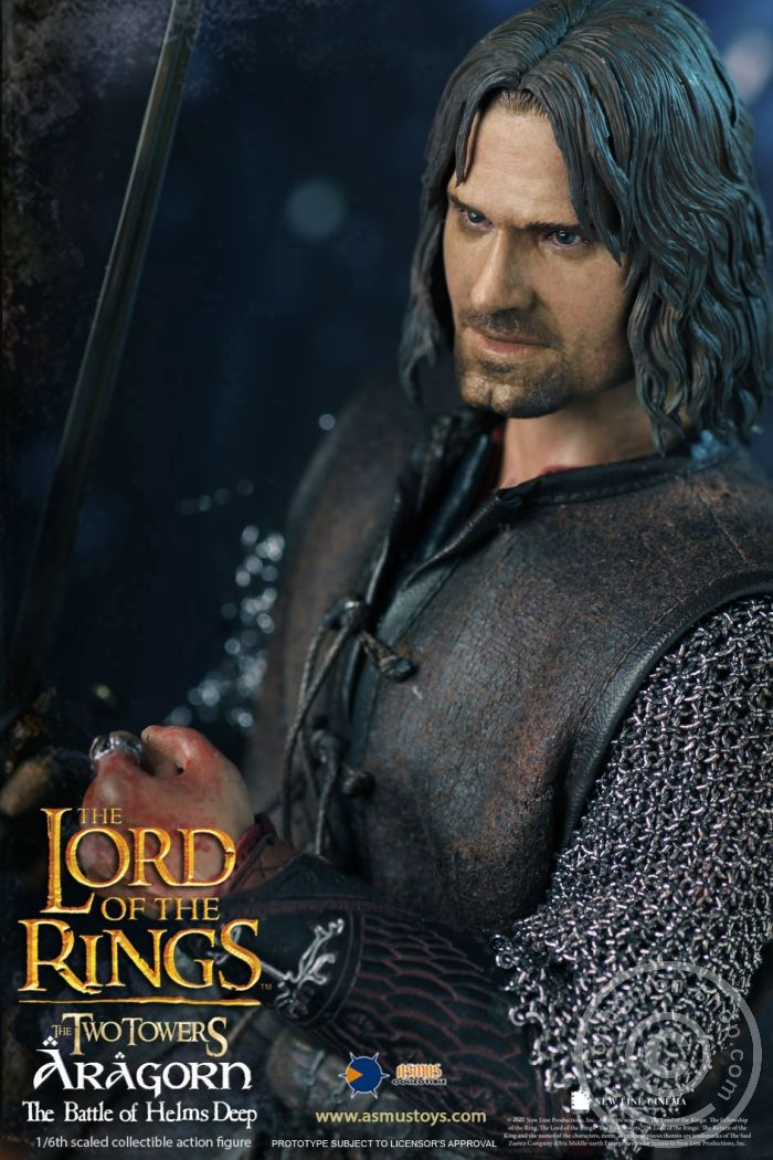 LOTR062-07 Aragorn at Helms Deep - LOTR
