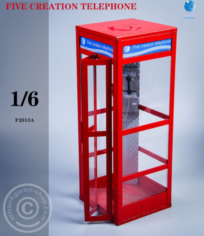 FTF2013-03 Telephone Booth - RED