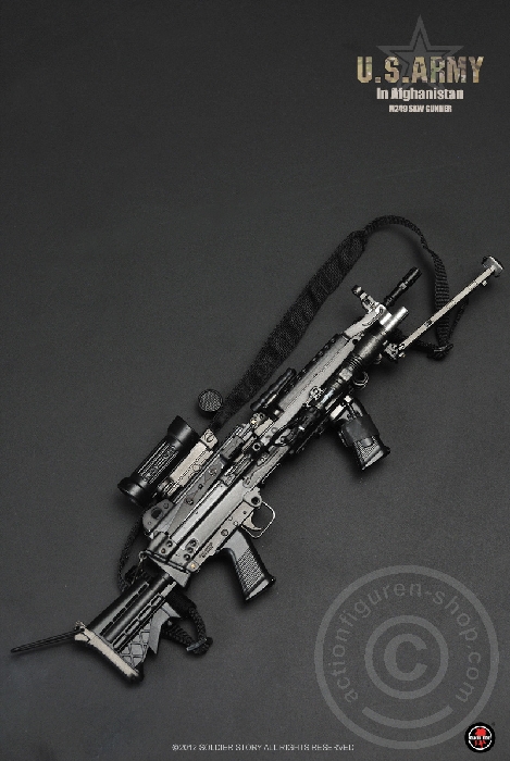 SSt068-63 U.S.Army in Afghanistan M249 SAW Gunner