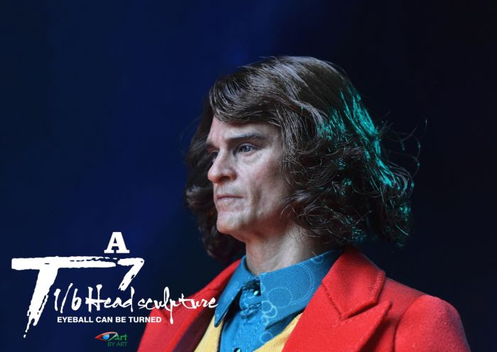 BYArt-007A-02 Joker - Joaquin Phoenix - Head w/ movable Eyes