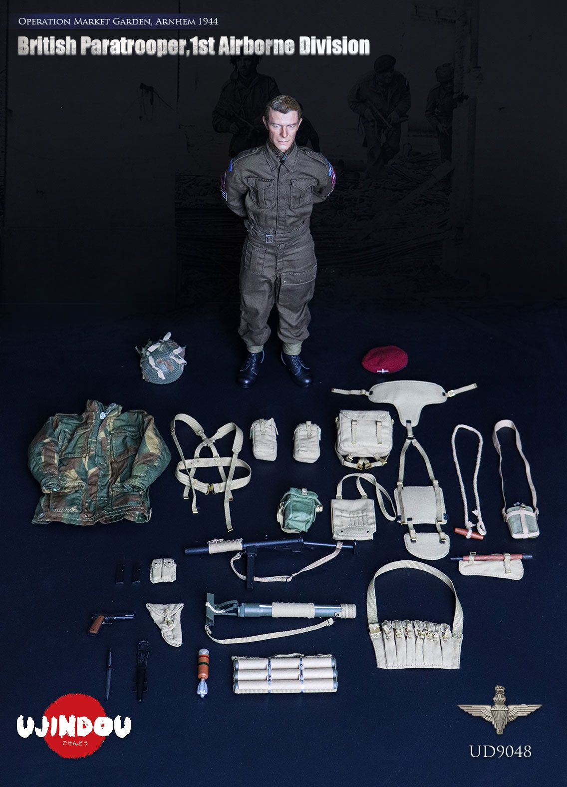 British Paratrooper - 1st Airborne Division - Operation Market Garden - Arnhem 1944 British Paratrooper - 1st Airborne Division - Operation Market Garden - Arnhem 1944