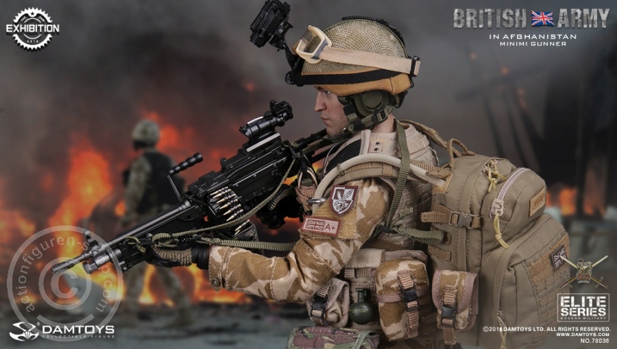 British Army in Afghanistan - Minimi Gunner - 2016 Exclusive