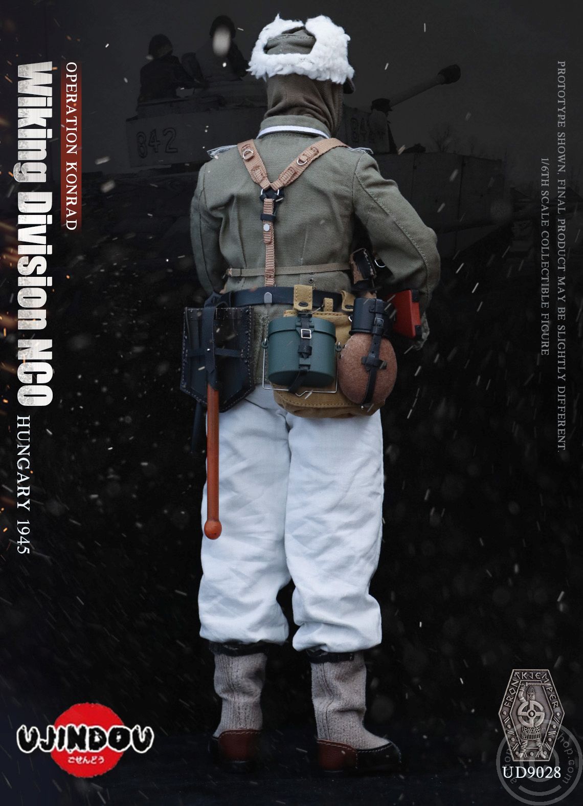 Wiking Division - NCO Operation Konrad - Hungary 1945 - leicht beschädigte Box - Wiking Division - NCO Operation Konrad - Hungary 1945 - leicht beschädigte Box -