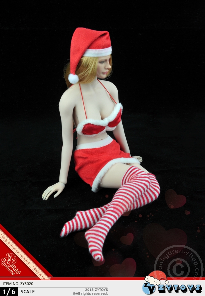 Sexy Female Santa Outfit Set