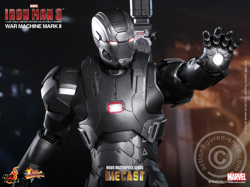 175126-10 Iron Man 3 - War Machine (Mark II) - Diecast - MMS198D03