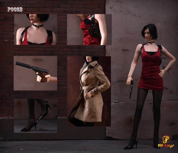 ppt-p002b-12L5vOs8YmPLVY2 Female Agent Suit - red Version