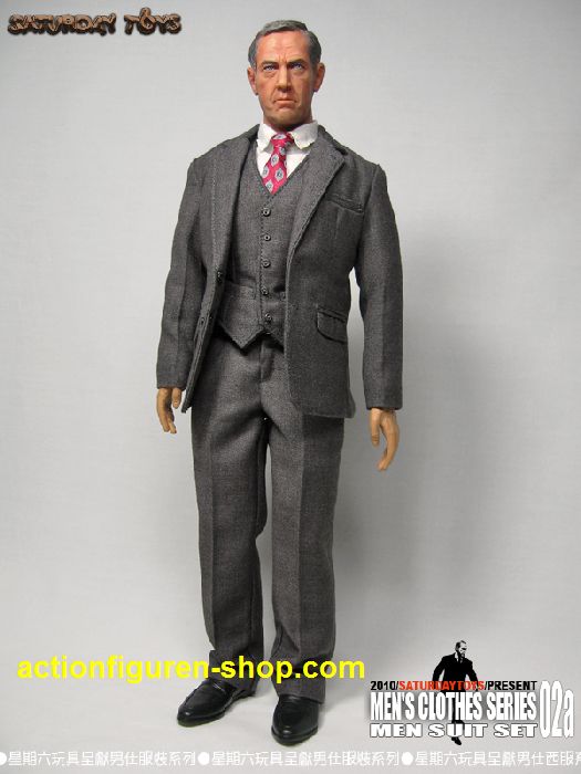 STMS02g-02 Men Suit Set 02 - grey
