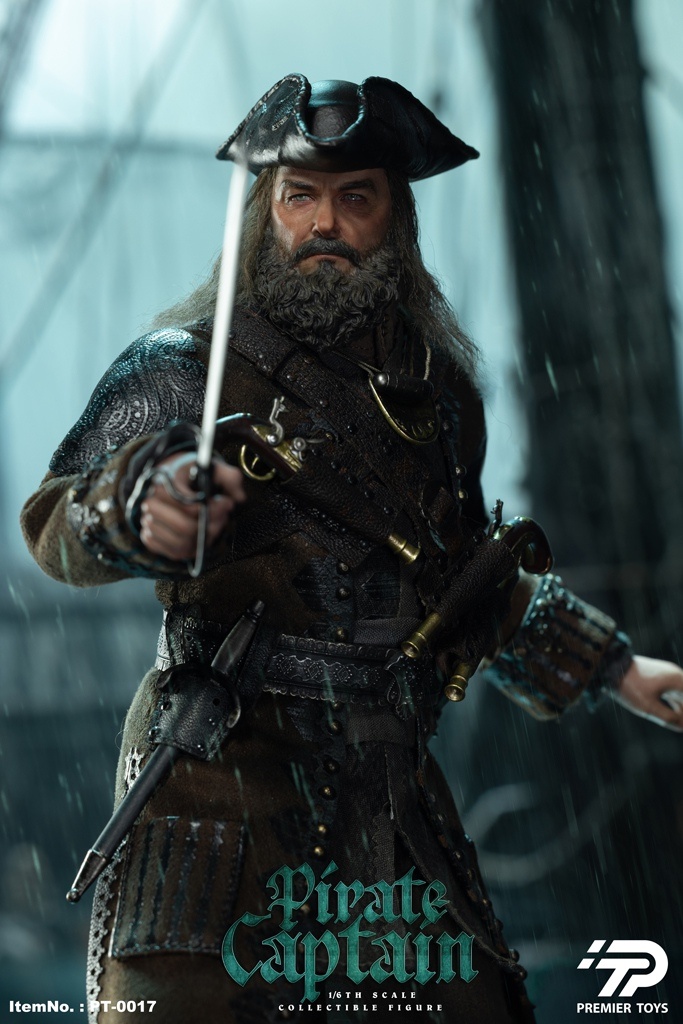 Pirate Captain - Blackbeard - Edward Teach-  in 1/6 scale