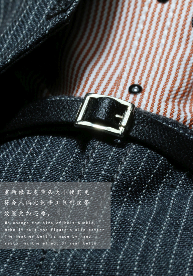 Mens striped Suit Set - light-grey