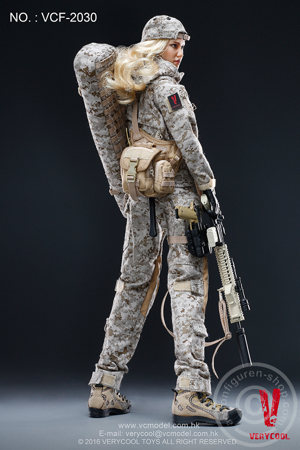 Max - Digital Camouflage Woman Soldier