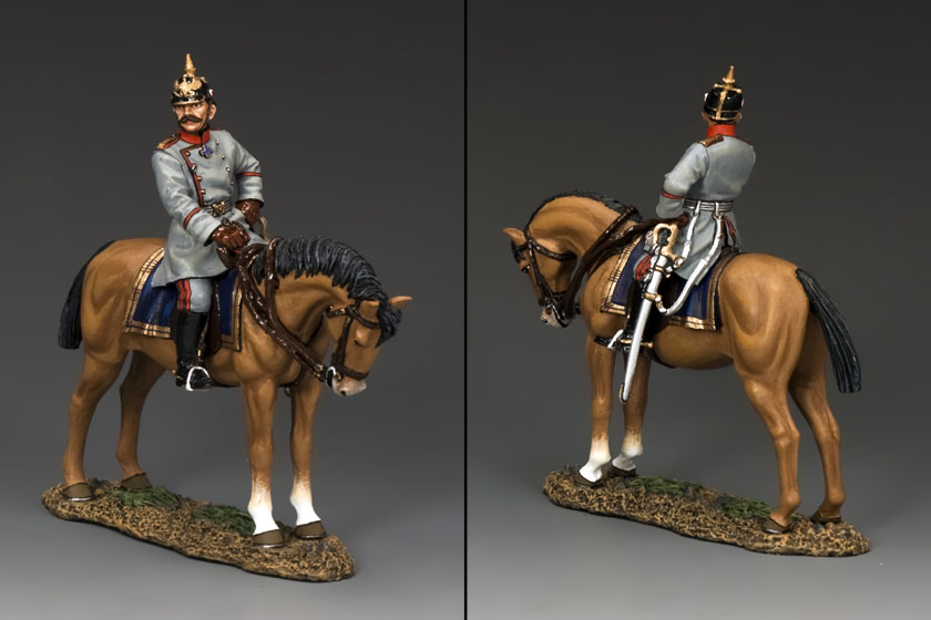Kaiser Wilhelm II zu Pferd