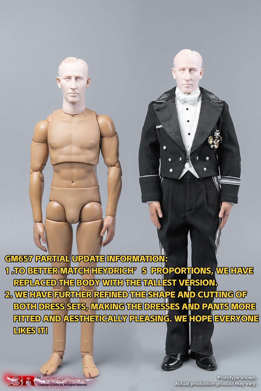 Reinhard Heydrich (Ceremonial Dresses Version) - in 1/6 scale