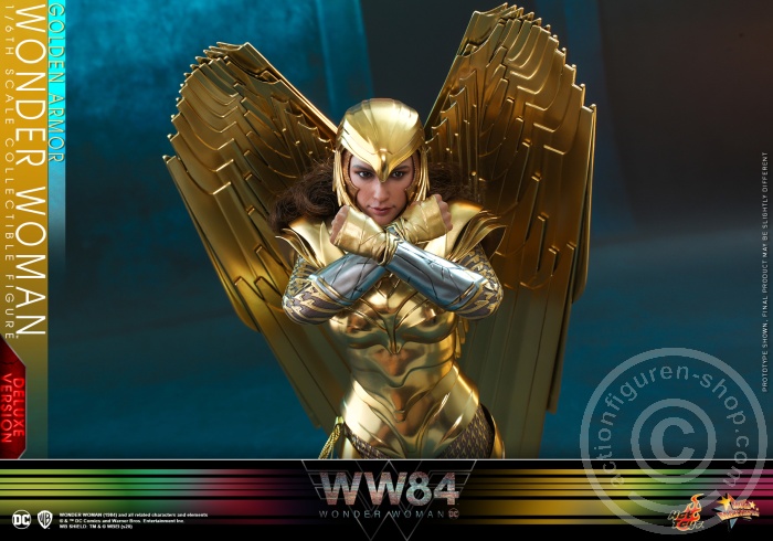 605412-12 Wonder Woman 1984 - Golden Armor Wonder Woman (Deluxe Version) - MMS578
