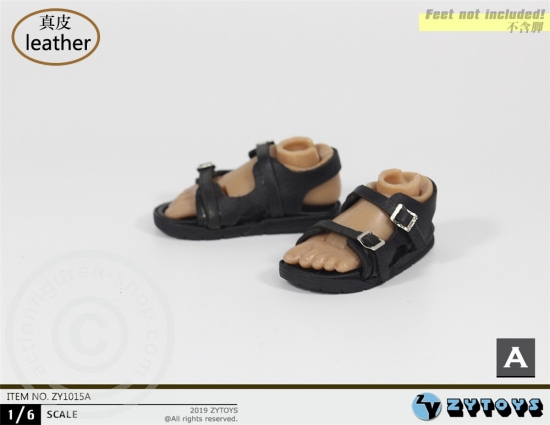 ZY1015A-02 Sandalen - schwarz