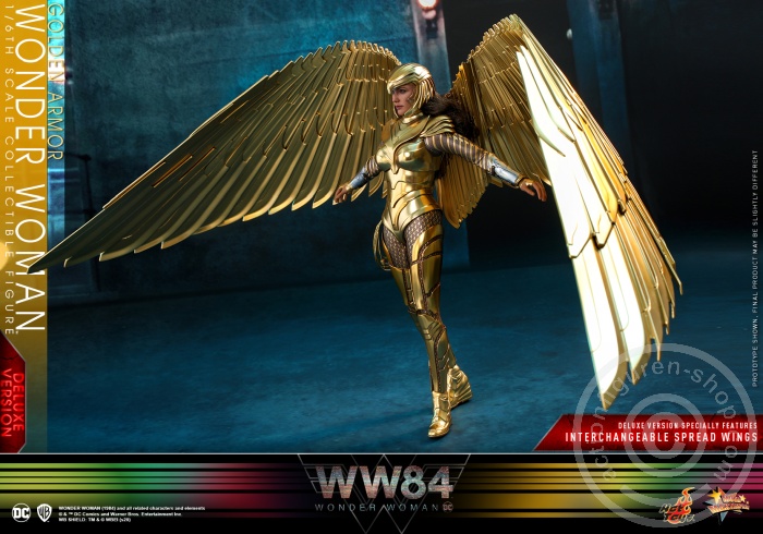 605412-09 Wonder Woman 1984 - Golden Armor Wonder Woman (Deluxe Version) - MMS578