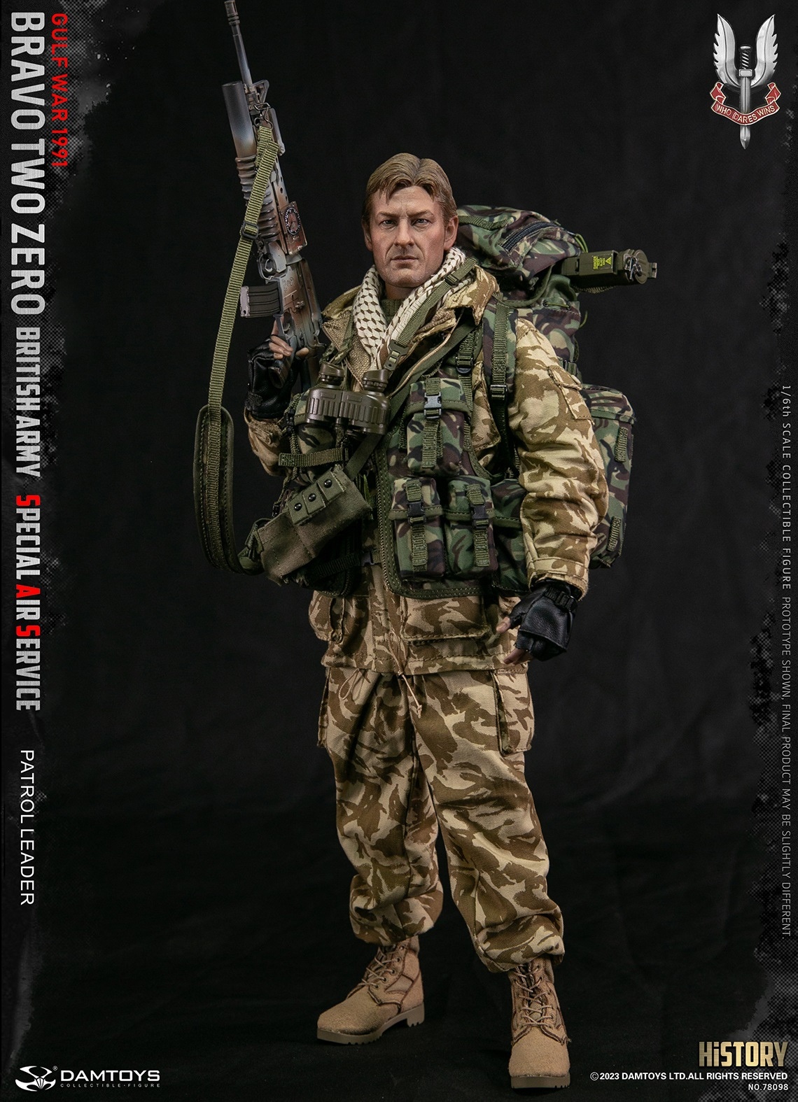 Bravo Two Zero - British Army Special Air Service (SAS) Patrol Leader - Gulf War 1991 - in 1/6 scale Bravo Two Zero - British Army Special Air Service (SAS) Patrol Leader - Gulf War 1991 - in 1/6 scale