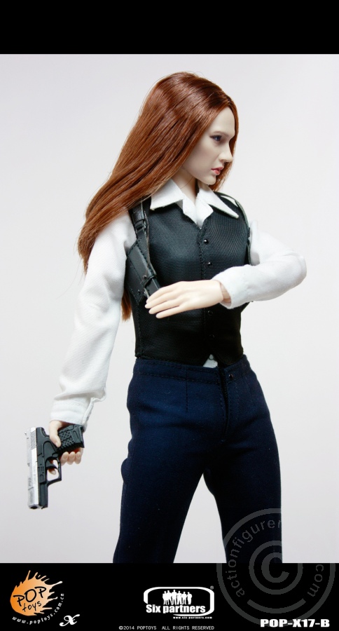 PTx17B-10 MI6 Female Agent - Blue Suit