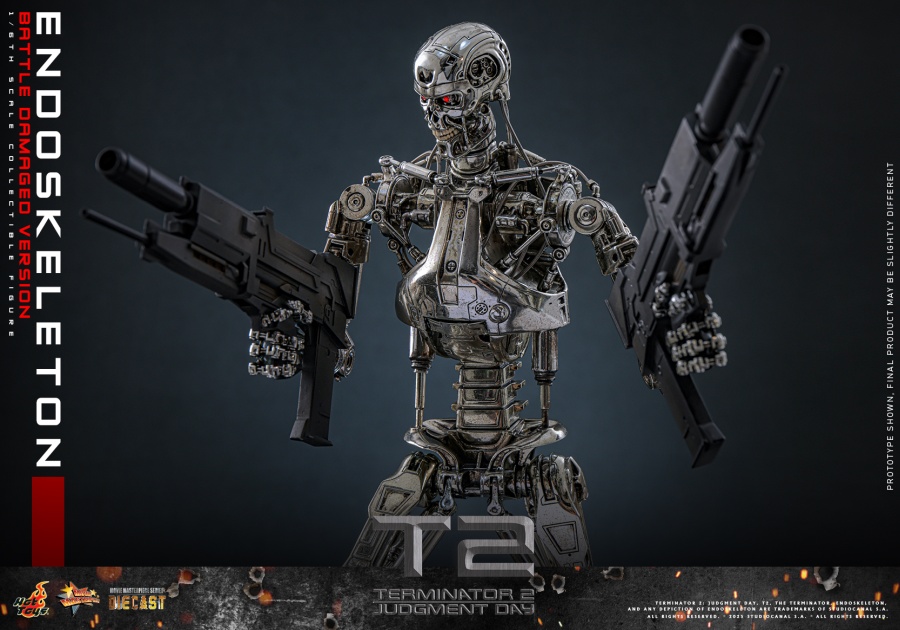 Hot Toys – MMS840D77 - Terminator 2: Judgment Day - 1/6th scale Endoskeleton (Battle Damaged Version) Collectible Figure Hot Toys – MMS840D77 - Terminator 2: Judgment Day - 1/6th scale Endoskeleton (Battle Damaged Version) Collectible Figure