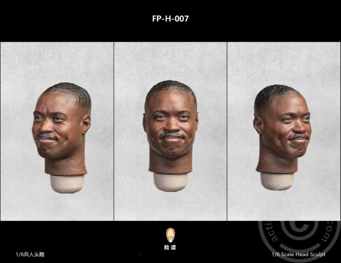Kopf - man - black - happy Kopf - man - black - happy