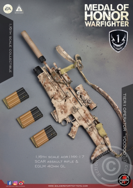 SST106-49 Medal Of Honor Navy SEAL Tier One - Operator "Voodoo"